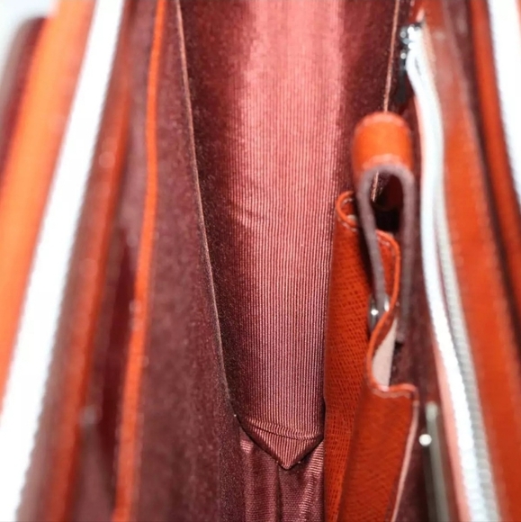 VALENTINO Cognac and Brown Business Bag - Picture 9 of 9